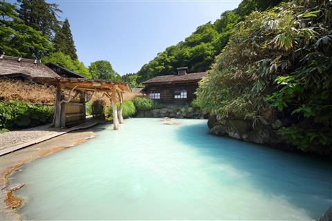 鶴の湯温泉　混浴露天風呂